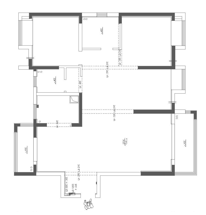 中建鉑公館現(xiàn)代輕奢風(fēng)格裝修效果圖