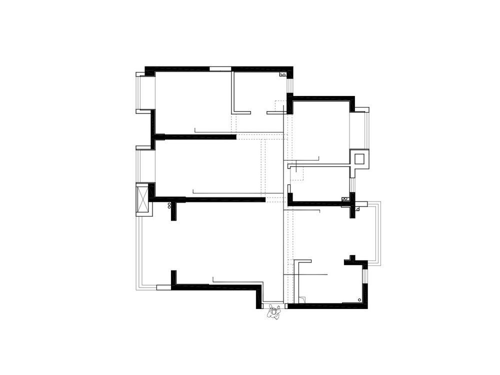 中建鉑公館138平現(xiàn)代風(fēng)格裝修效果圖