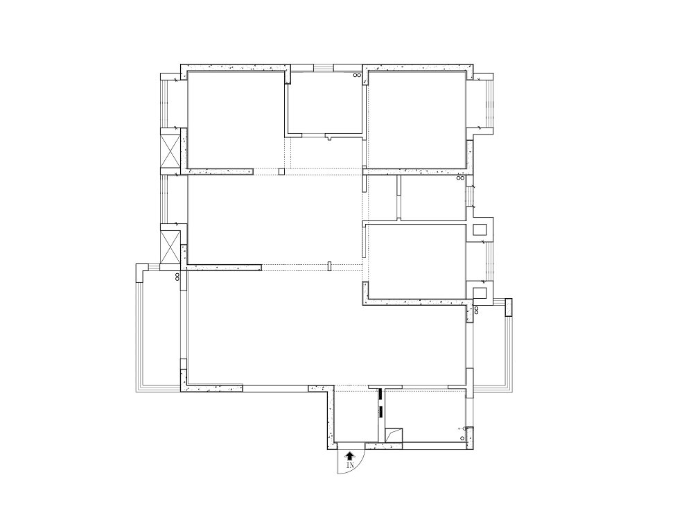 中建鉑公館159平現(xiàn)代奶油風(fēng)格裝修效果圖