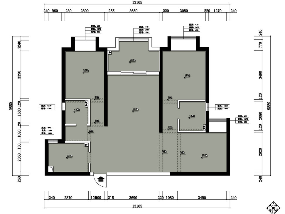 中建南湖壹號現(xiàn)代輕奢風格裝修效果圖